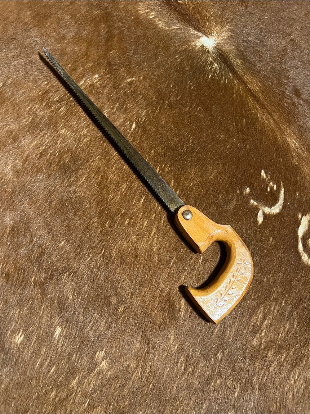 VINTAGE KEYHOLE SAW WITH 12" BLADE
